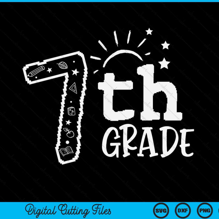 Going to 7th grade teacher squad SVG cut file