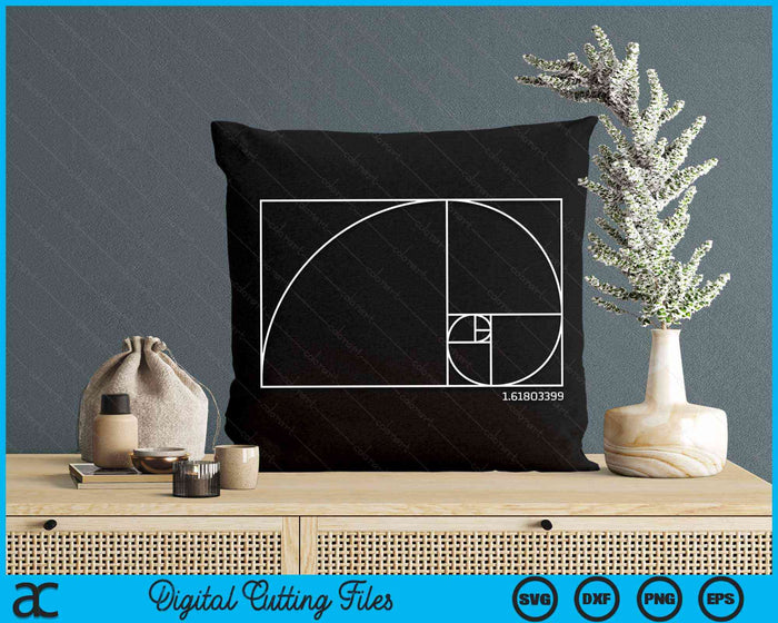 Golden Ratio Architect And Architecture Student Gift SVG PNG Digital Cutting Files