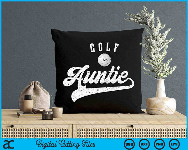 Golf Auntie SVG PNG Digital Cutting File