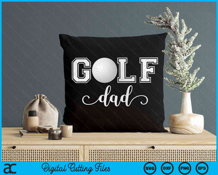 Golf papa Golf Sport minnaar verjaardag Vaderdag SVG PNG digitale snijbestanden