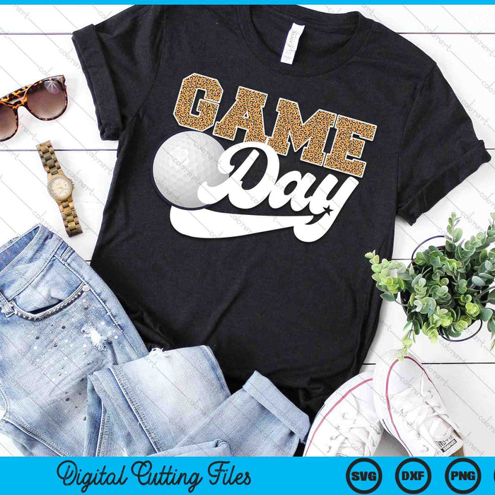Golf Game Day Vibes Golf Coach Fan Player SVG PNG Digital Cutting Files