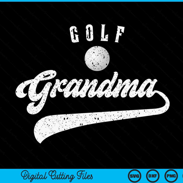Golf grandma SVG cut file