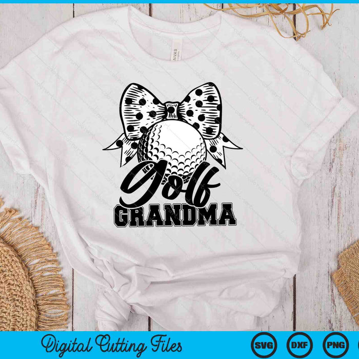 Golf Grandma Game Day Mother's Day SVG PNG Digital Printable Files