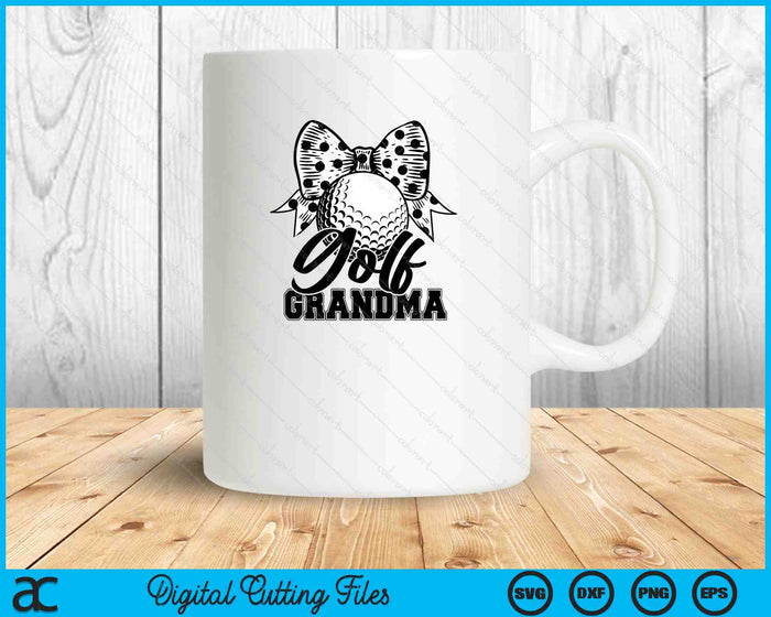 Golf Grandma Game Day Mother's Day SVG PNG Digital Printable Files