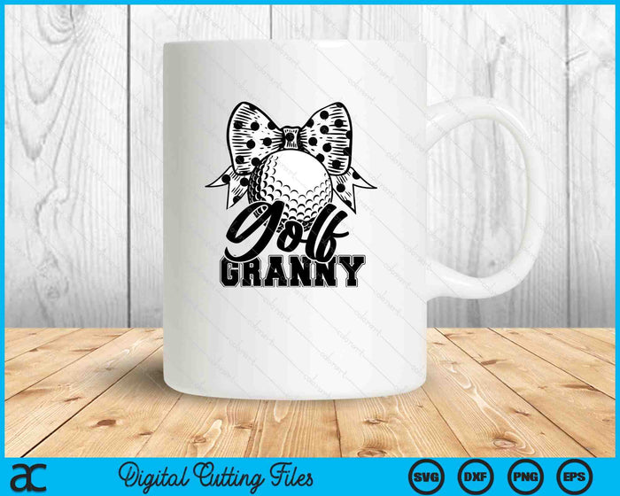 Golf Granny Game Day Mother's Day SVG PNG Digital Printable Files