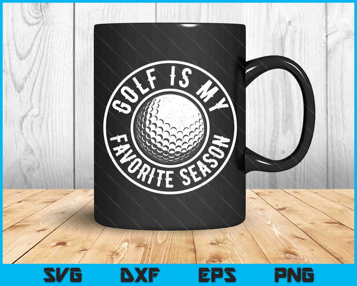 Golf Is My Favorite Season Cheer Fan SVG PNG Digital Cutting Files