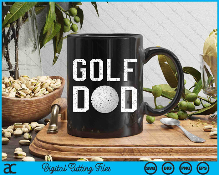 Golf Dad Clothing Retro Vintage Golf Dad SVG PNG Cutting Printable Files