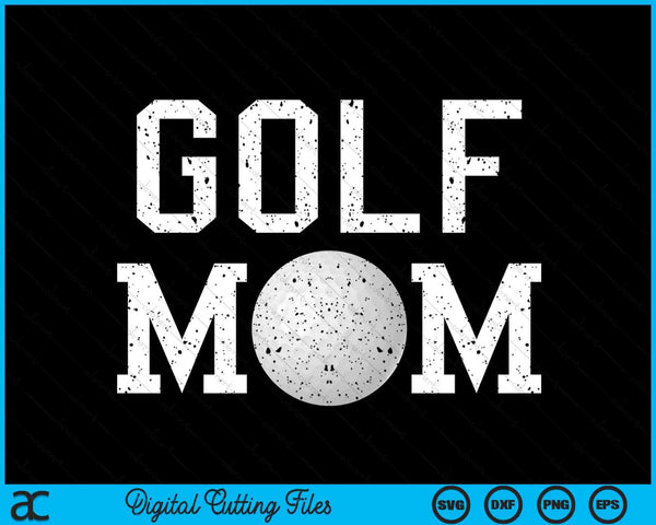 Golf Mama Clothing Retro Vintage Golf Mom SVG PNG Cutting Printable Files