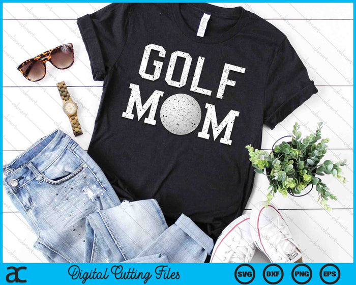 Golf Mama Clothing Retro Vintage Golf Mom SVG PNG Cutting Printable Files