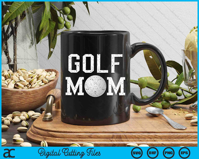 Golf Mama Clothing Retro Vintage Golf Mom SVG PNG Cutting Printable Files