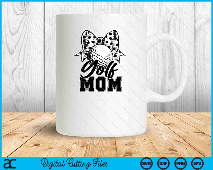 Golf Mom Game Day Mother's Day SVG PNG Digital Printable Files