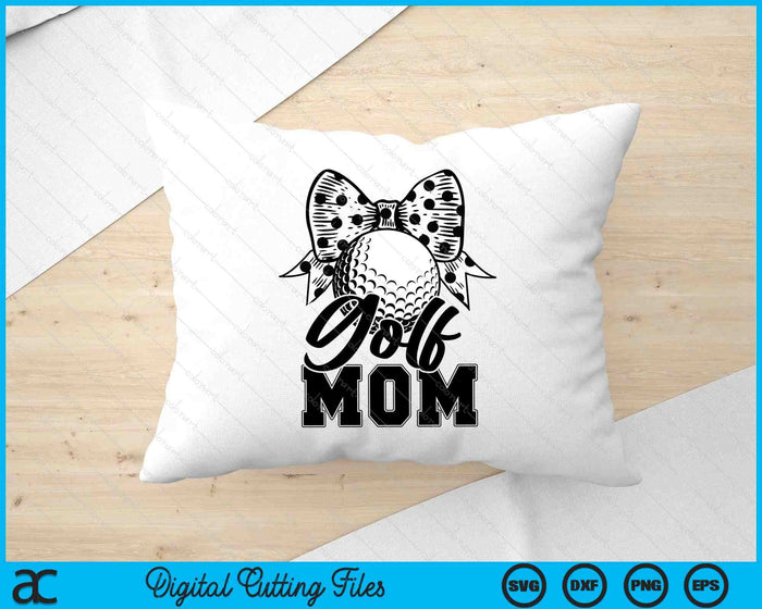 Golf Mom Game Day Mother's Day SVG PNG Digital Printable Files