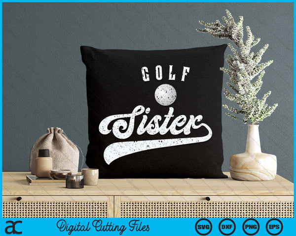 Golf Sister SVG PNG Digital Cutting File