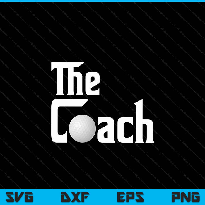 Golf sports player the coach SVG cut file