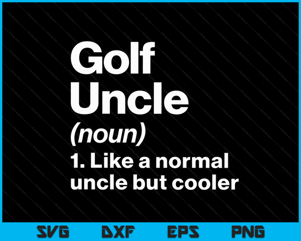 Golf oom definitie grappige &amp; brutale sport SVG PNG digitale afdrukbare bestanden
