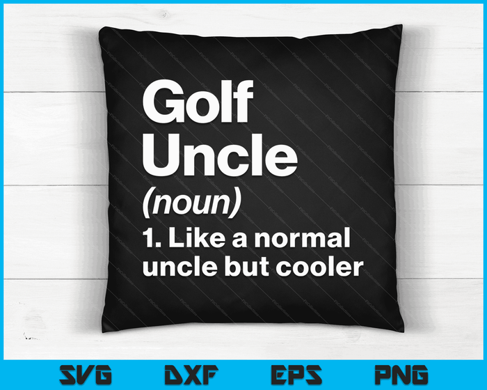 Golf oom definitie grappige & brutale sport SVG PNG digitale afdrukbare bestanden