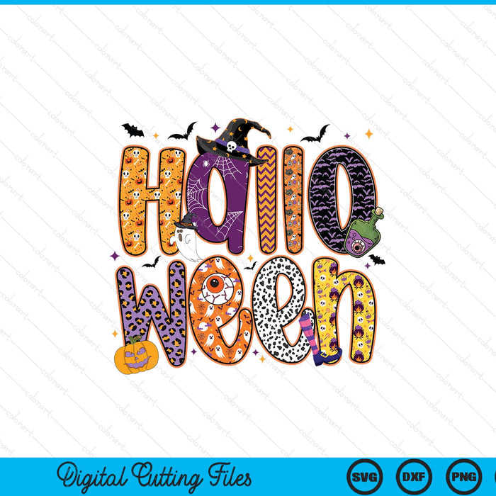 Gothic Halloween Spooky Season Trick Or Treat SVG PNG Digital Printable Files