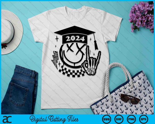Graduation 2024 Senior 2024 SVG PNG Digital Cutting Files - on a t-shirt