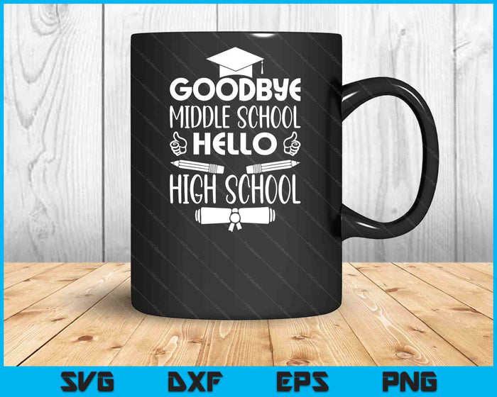 Graduation Gift For A Little Girl Going To Middle School SVG PNG Digital Cutting Files
