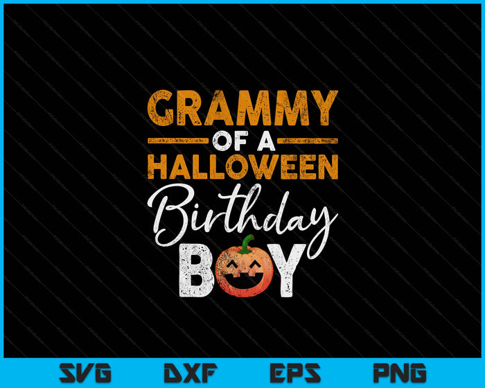 Grammy Of A Halloween Birthday Boy DIY Halloween Costume SVG PNG Digital Cutting Files