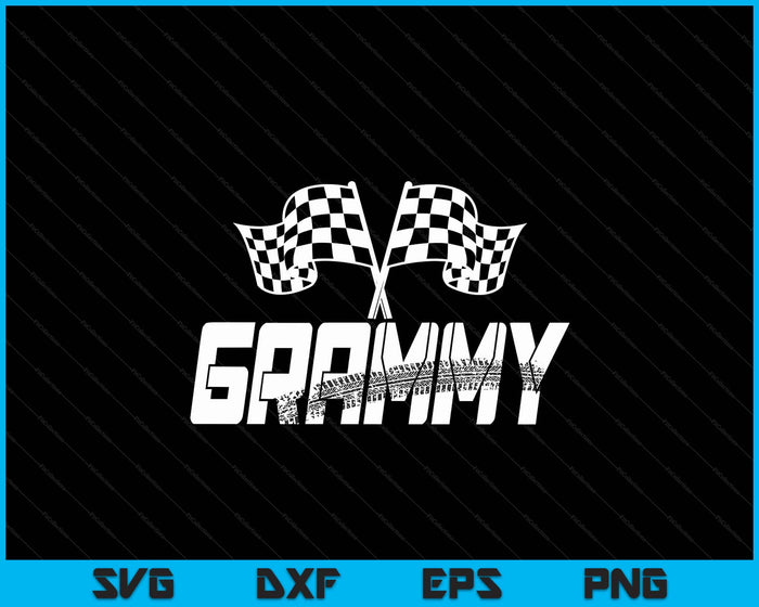 Grammy Pit Crew Family Racing Birthday Race Car SVG PNG Digital Printable Files