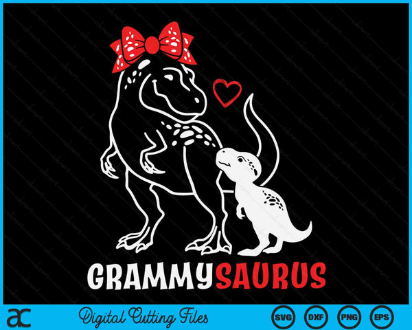 Grammysaurus Grammy Dinosaur Mother's Day SVG PNG Digital Cutting Files