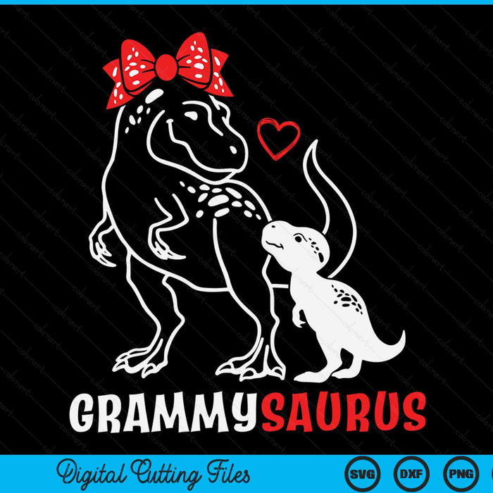 Grammysaurus Grammy Dinosaur Mother's Day SVG PNG Digital Cutting Files