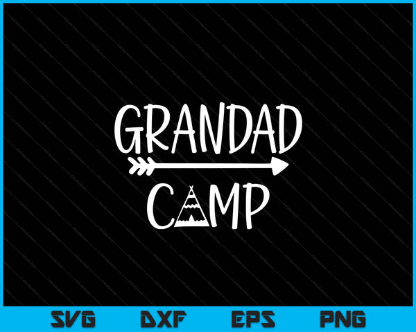 Grandad camp SVG cut file