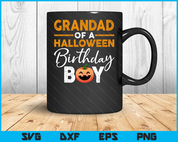 Grandad Of A Halloween Birthday Boy DIY Halloween Costume SVG PNG Digital Cutting Files