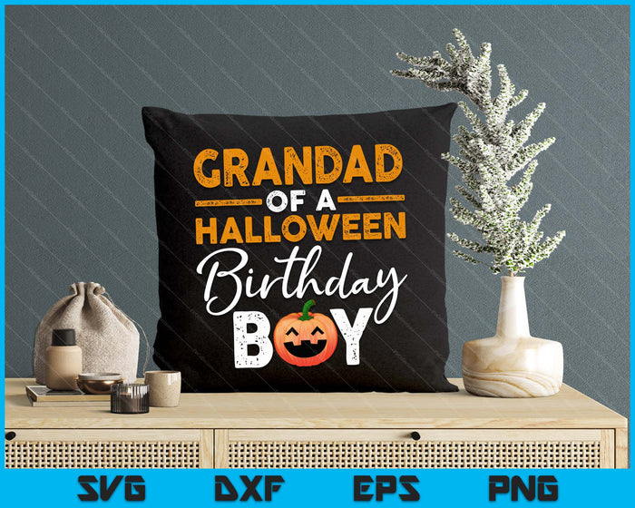 Grandad Of A Halloween Birthday Boy DIY Halloween Costume SVG PNG Digital Cutting Files