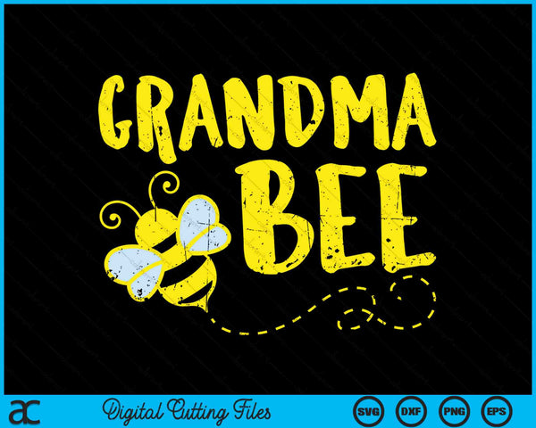 Grandma Bee Family Matching Beekeeping Grandma SVG PNG Digital Cutting Files