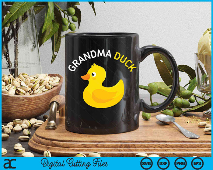 Grandma Duck Rubber Duck Grandma SVG PNG Digital Cutting File