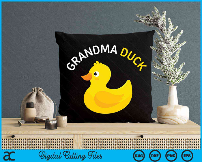 Grandma Duck Rubber Duck Grandma SVG PNG Digital Cutting File