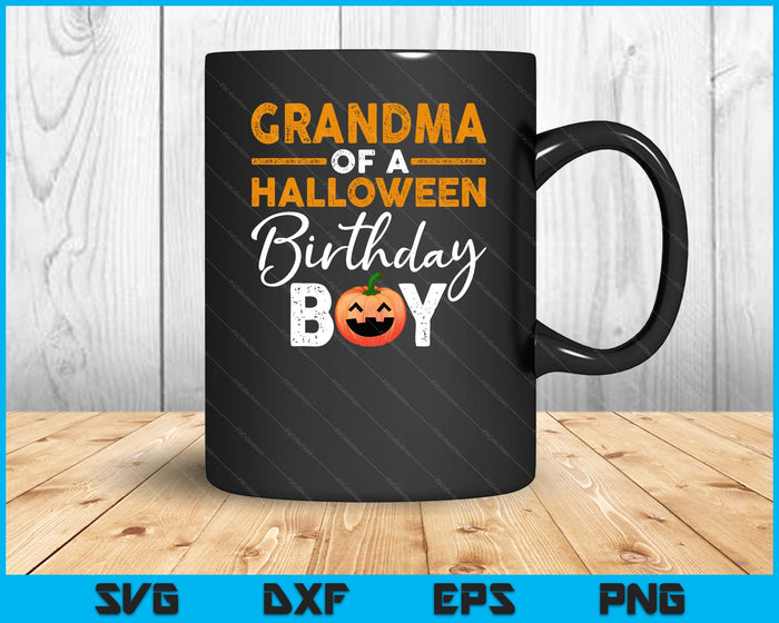 Grandma Of A Halloween Birthday Boy DIY Halloween Costume SVG PNG Digital Cutting File