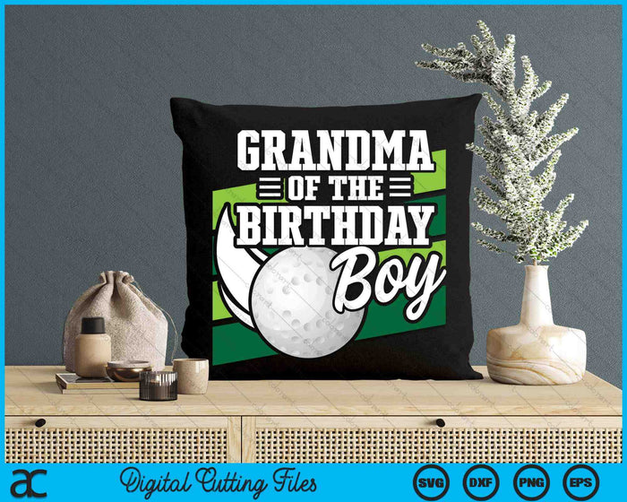 Grandma Of The Birthday Boy Hockey Lover Birthday SVG PNG Digital Printable Files