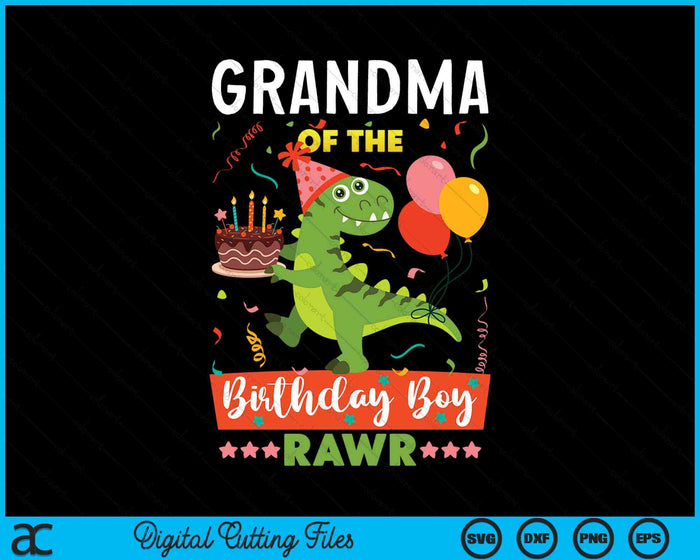 Oma van de feestvarken dinosaurus SVG PNG digitale snijbestanden