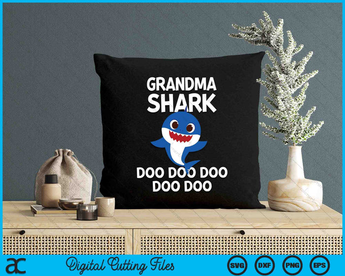 Grandma Shark Doo Doo Doo SVG PNG Digital Cutting Files