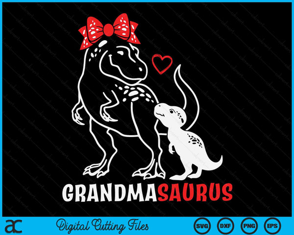 Grandmasaurus Grandma Dinosaur Baby Grandma Mother's Day SVG PNG Digital Cutting Files