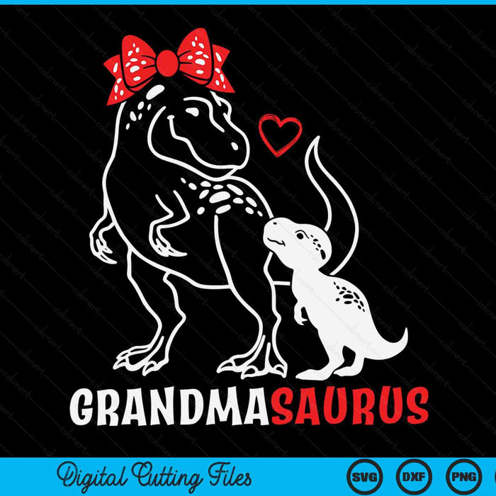 Grandmasaurus Grandma Dinosaur Baby Grandma Mother's Day SVG PNG Digital Cutting Files