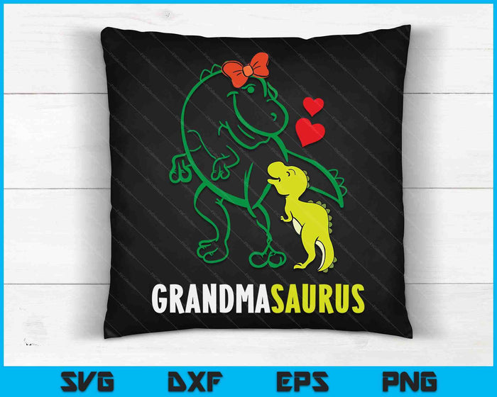 Grandmasaurus Grandma Dinosaur Baby Mother's Day SVG PNG Cutting Printable Files