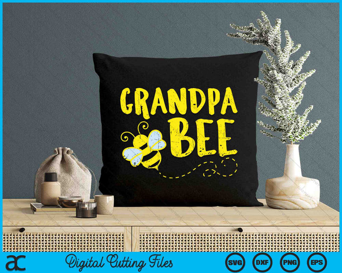 Grandpa Bee Family Matching Beekeeping Grandpa SVG PNG Digital Cutting Files