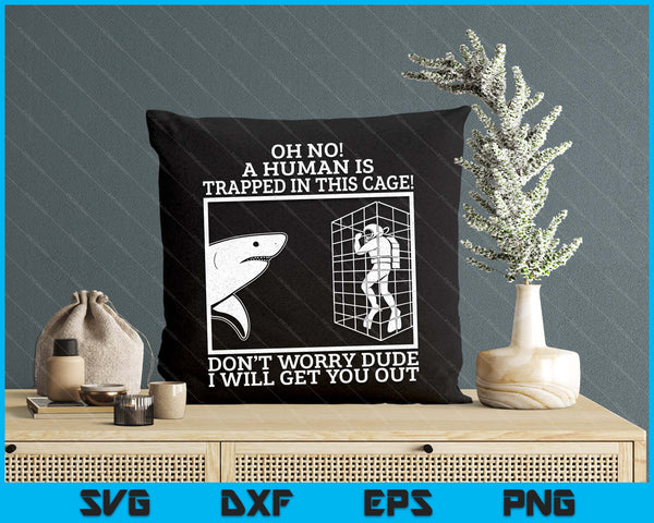 Great White Shark Ocean Biologists Largest Predator Fish SVG PNG Digital Printable Files