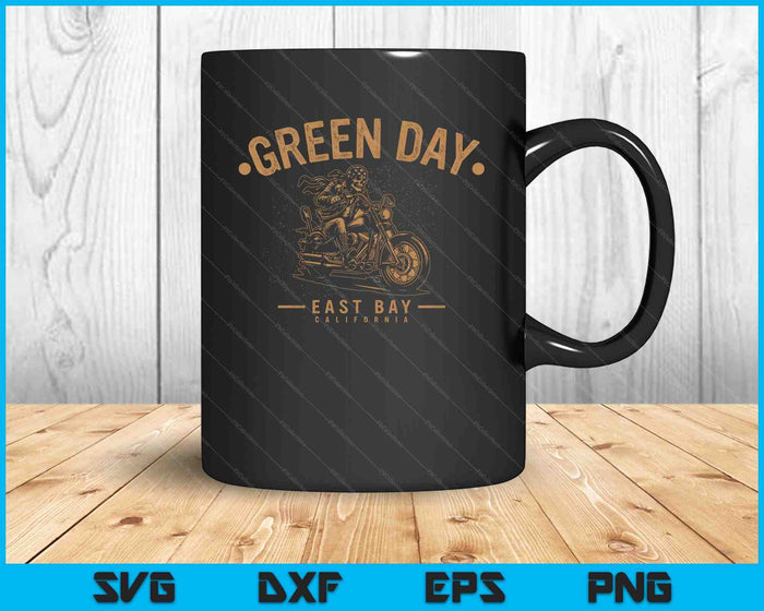 Green Day Skeleton Ride SVG PNG Digital Cutting Files