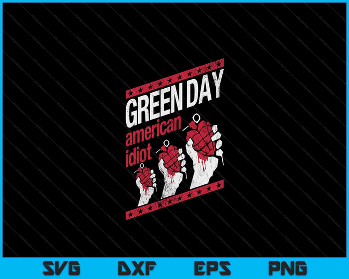 Green Day Store Green Day Hand Out SVG PNG Digital Cutting Files