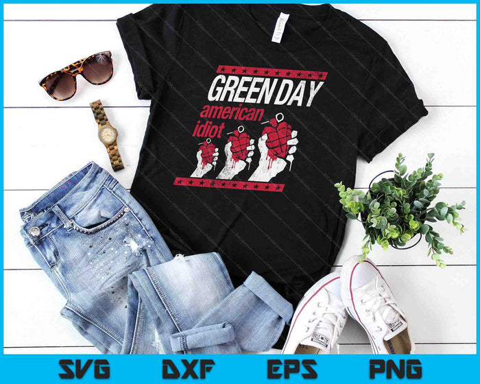 Green Day Store Green Day Hand Out SVG PNG Digital Cutting Files