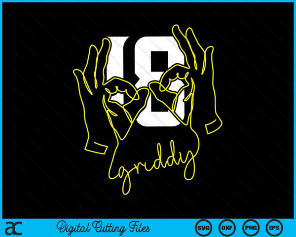 Griddy Design SVG PNG Cutting Printable Files