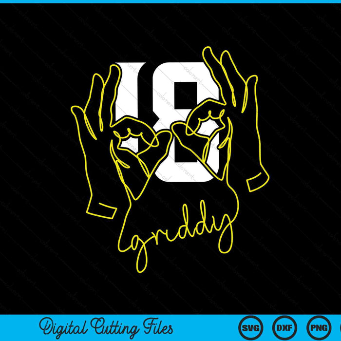 Griddy griddy dance SVG PNG cut file for Cricut