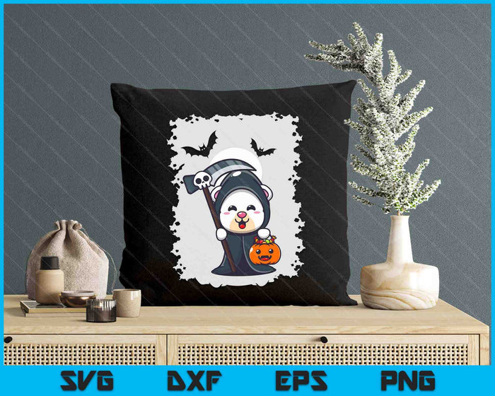 Grim Reaper Halloween Spooky Penguin Halloween Penguin SVG PNG Digital Cutting Files