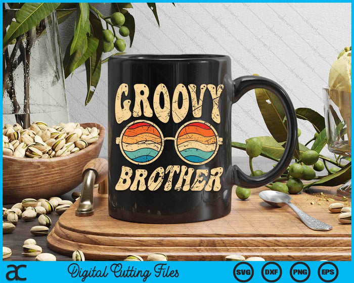 Groovy Brother 70s Aesthetic Nostalgia 1970's SVG PNG Digital Printable Files