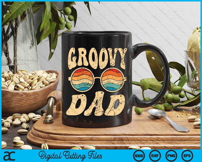 Groovy Dad 70s Aesthetic Nostalgia 1970's SVG PNG Digital Printable Files